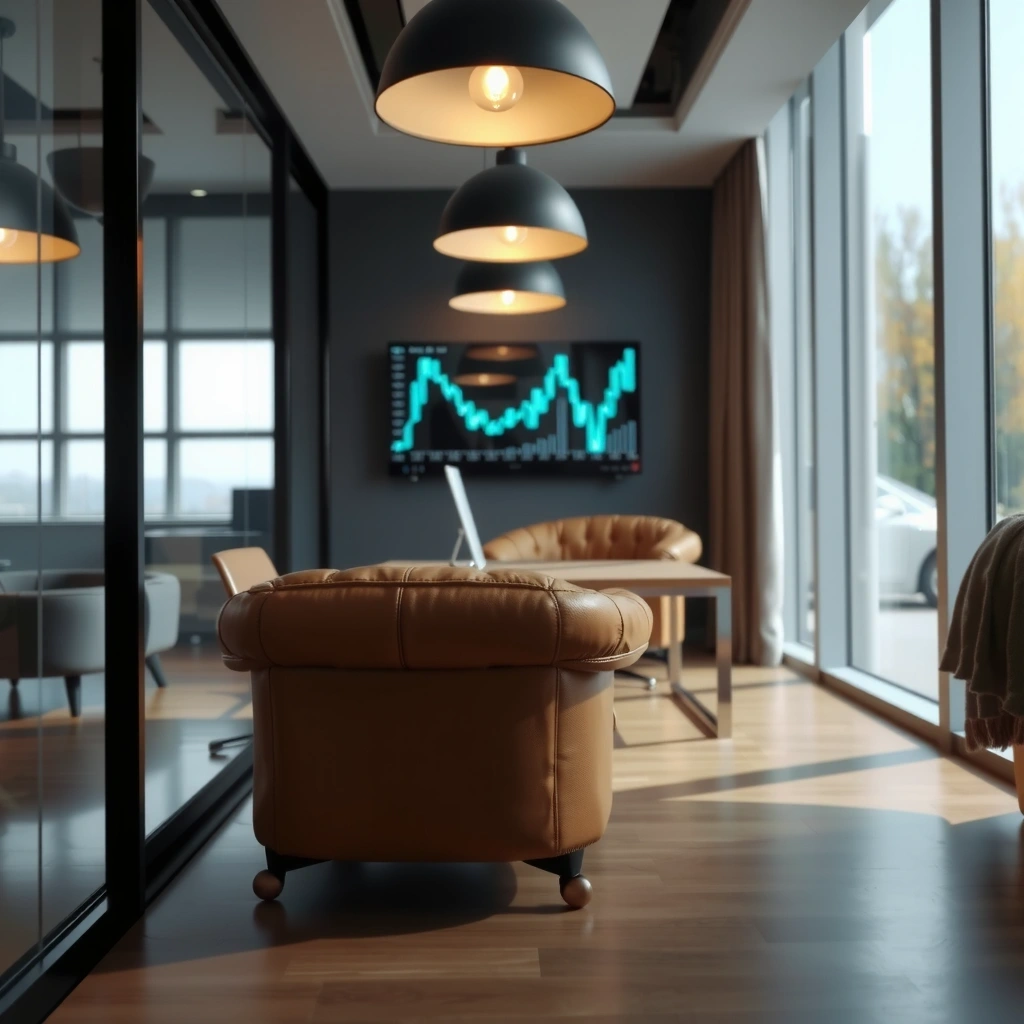 Abstract digital light background